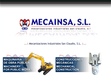 Tablet Screenshot of mecainsa.com